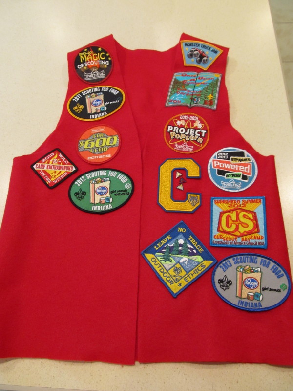 Cub Scout Patch Vest